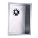 Town Square Undermount Single Bowl Kitchen Sink in Brushed Nickel