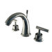 Milano Widespread Bathroom Faucet with Double Metal Lever Handles