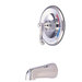 Atlanta Single Handle Wall Mount Tub Only Faucet French Lever Handle