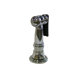 Brass Kitchen Side Sprayer with 48" Hose