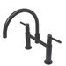 Double Handle Widespread Bridge Faucet