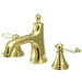 Heritage Widespread Bathroom Faucet with Double Porcelain Lever Handles