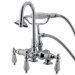 Vintage Hi-Rise Spout Deck Mount Tub Faucet