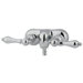 Hot Springs Double Handle Wall Mount Clawfoot Tub Faucet Trim Metal Cross Handle