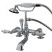 Hot Springs Deck Mount Clawfoot Tub Faucet with Handshower