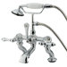 Hot Springs Deck Mount Clawfoot Tub Faucet with Handshower