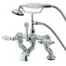 Hot Springs Deck Mount Clawfoot Tub Faucet with Handshower