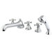 Metropolitan Roman Tub Faucet and Diverter Hand Shower
