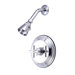 Shower Faucet with Elinvar Cross Handles