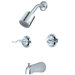 NuWave French Double Handles Tub and Shower Faucet