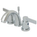 NuvoFusion Double Handle Goose Neck Spout Mini Widespread Bathroom Faucet