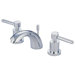 Concord Double Handle Mini Widespread Bathroom Faucet with Brass Pop-Up