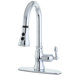 American Classic Single Handle Lead Free Kitchen Faucet with Pull Down Sprayer