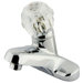 Centerset Bathroom Faucet with Single Knob Handle