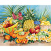 12" x 15" Tropical Fruit Design Cutting Board