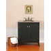Strasbourg Single 33.5" Bathroom Vanity in Black