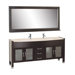 Ava 71" Double Bathroom Vanity Set