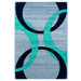 Corfu Grey/Turquoise Kids Rug