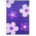 Corfu Floral Purple/Baby Pink Kids Rug