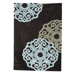 Trio Chocolate/Ice Blue Rug
