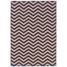 Salonika Purple Chevron Rug