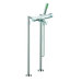 Spillo Floor Mount Diveter Tub and Shower Faucet