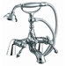 Epoque Double Handle Deck Mount Clawfoot Tub Faucet with Hand Shower