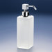 Free Standing Frozen Glass Soap Dispenser