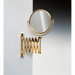 Double Face Wall Mounted Adjustable and Extendable 7X Magnifying Mirror