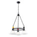 Billiards (Section) 3 Light Chandelier