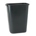 Commercial Deskside Plastic Wastebasket, 10 1/4 Gal