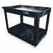 Commercial Service/Utility Cart, 2-Shelf, 24" Wide