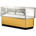 Streamline 38" x 56" Half Vision Corner Combination Showcase with Panel Back