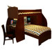 Sierra Twin Space Saver L-Shaped Bunk Bed with Desk and Stairs