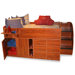 Sierra Twin Captain Bed with Stairs and Storage