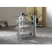 HIFI Turm "Magic" in Aluminium / Silber Klarglas