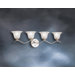 Dover Vanity Light in Brushed Nickel