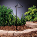 Groove Side Mount Path Lights in Textured Architectural Bronze
