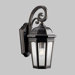 Courtyard 8.25" Outdoor Wall Lantern in Rubbed Bronze