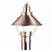 Seaside Post Lantern in Brushed Nickel