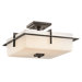 Caterham 3 Light Semi Flush Mount