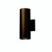 Cans and Bullets 12" Architectural Bronze Incandescent  Outdoor Wall Lantern