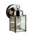 New Street  Wall Lantern in Stainless Steel