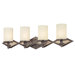Harlequin  Vanity Light in Harlequin Bronze