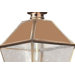 Montgomery 20.75" x 10.25"  Hanging Lantern with Metal Top