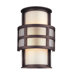 Discus Two Light Outdoor Wall Lantern in Graphite