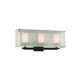 Raffia Three Light Bath Vanity in Weathered Bark