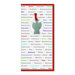 Gift Ideas Stainless Steel AngelGift Card in Red