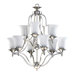 Coventry Chandelier in Satin Nickel