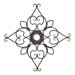 Ornate Ceiling Medallion in Toasted Sienna